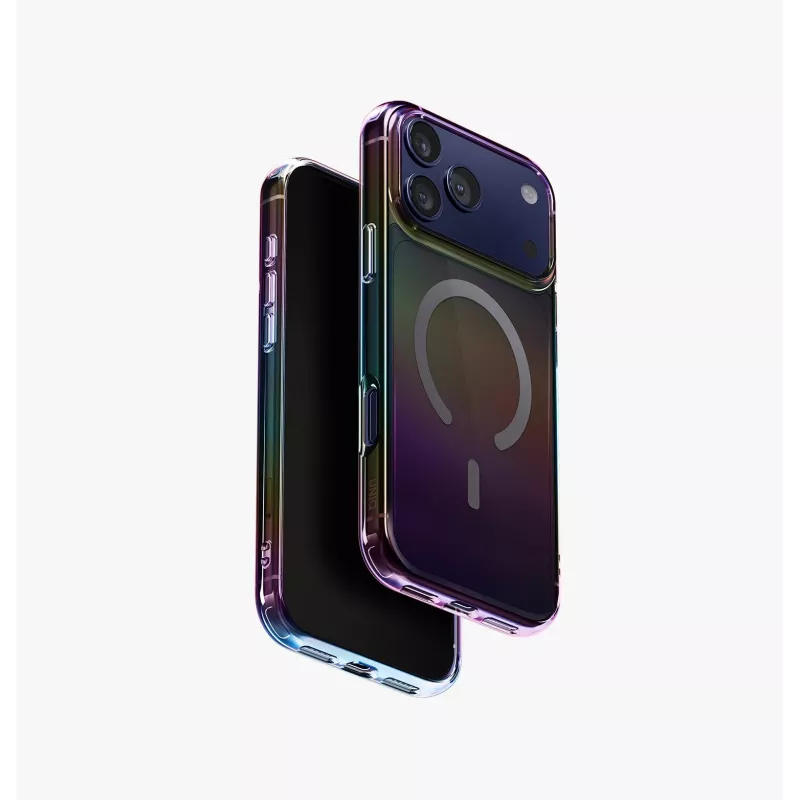 UNIQ Iridescia Case Apple iPhone 17 Pro Max Magclick Charging Holo Quartz