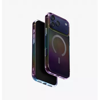 UNIQ Iridescia Case Apple iPhone 17 Pro Max MagClick Charging Midnight Quartz