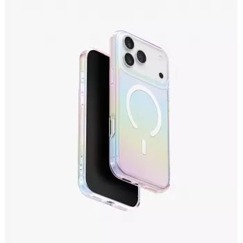 UNIQ Iridescia Case Apple iPhone 17 Pro Max, MagClick Charging, Pink Prism