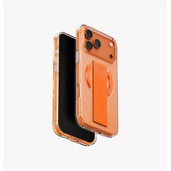 UNIQ Heldro Air Case iPhone 17 Pro Max MagClick-lataus oranssi