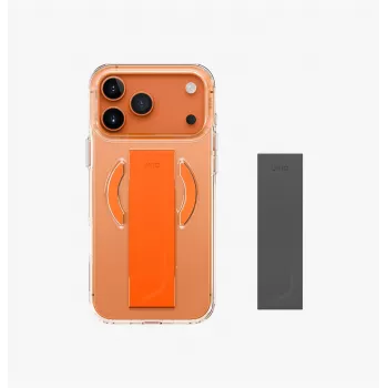 UNIQ Heldro Air Case iPhone 17 Pro Max MagClick-lataus oranssi
