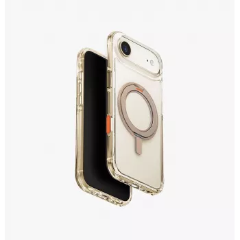UNIQ Swivix -kotelo iPhone Air -puhelimelle, 360° kääntyvä tukijalka, kulta