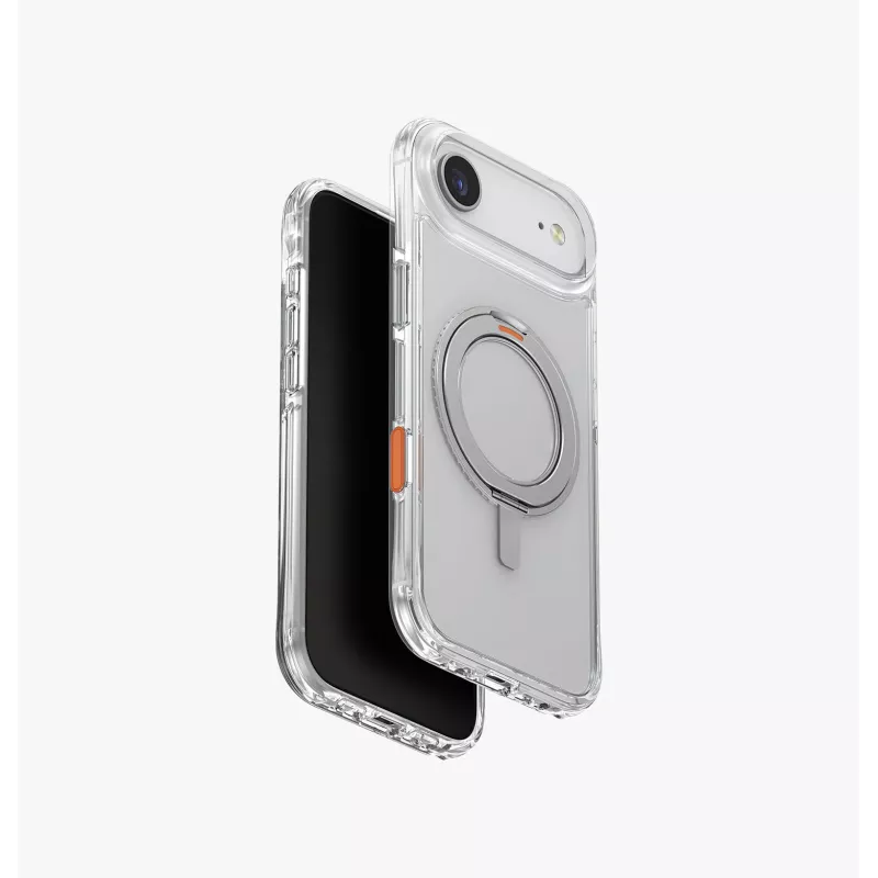 UNIQ Swivix -kotelo iPhone Air -puhelimelle, 360° kääntyvä tukijalka, kulta