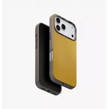 UNIQ Lyden DS Case iPhone 17 Pro MagClick Charging keltainen-harmaa