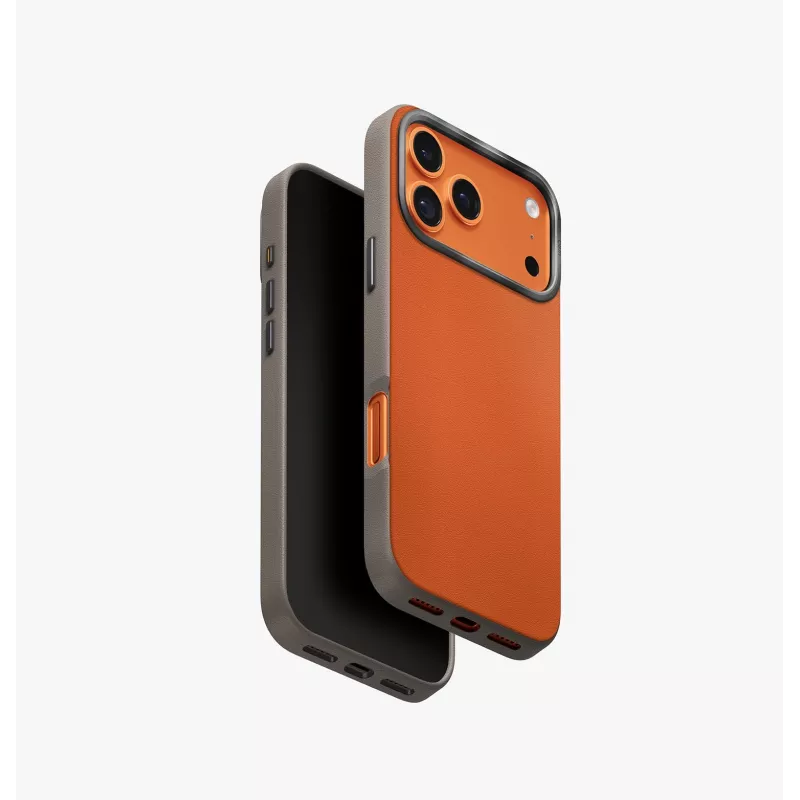 UNIQ Lyden DS Case iPhone 17 Pro Max MagClick Charging keltainen/harmaa