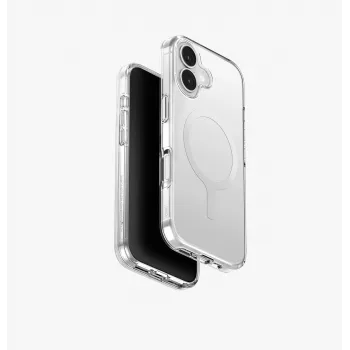 UNIQ Clario -kotelo iPhone 17 -puhelimelle, MagClick-lataus, musta