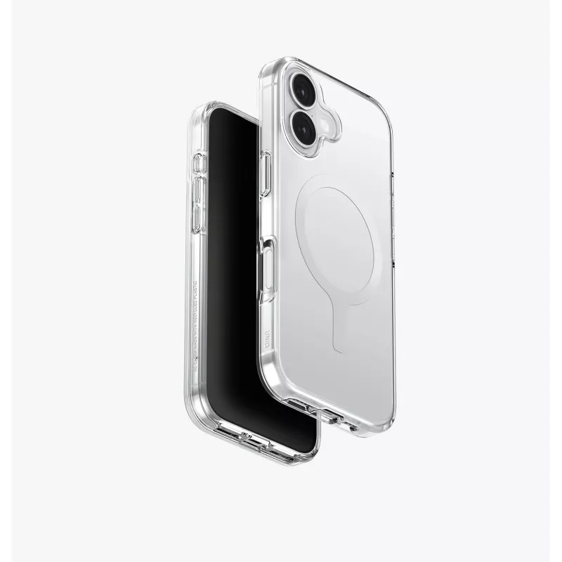 UNIQ Clario -kotelo iPhone 17 -puhelimelle, MagClick-lataus, musta