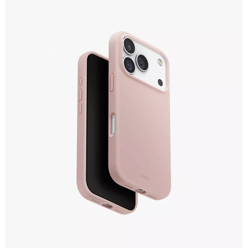 UNIQ Lino Case iPhone 17 Pro MagClick Charging vaaleanharmaa