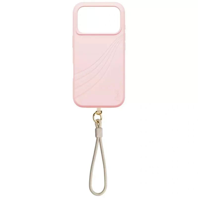 UNIQ Coehl Serina -kotelo iPhone 17 Pro -puhelimelle, magneettinen lataus, vaaleanpunainen