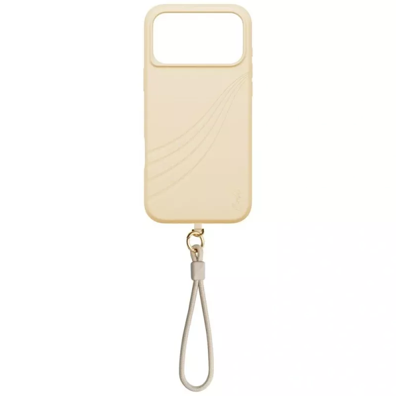 UNIQ Coehl Serina -kotelo iPhone 17 Pro Maxille, magneettilataus, beige