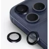 UNIQ Optix Prime -kameran linssinsuoja iPhone 17 Pro / 17 Pro Max / 15 Pro / 15 Pro Maxille asennustyökalulla - navy blue