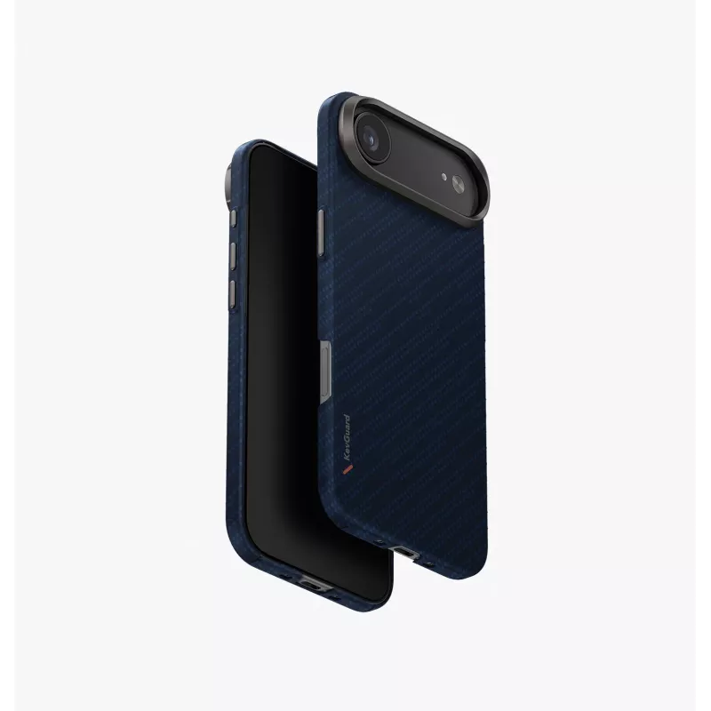 UNIQ Keva Edge -kotelo iPhone 14 Pro Maxille AirMagclick-latauksella, musta