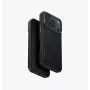 UNIQ Keva Edge kuori iPhone 17 Pro -puhelimeen, MagClick-lataus, musta