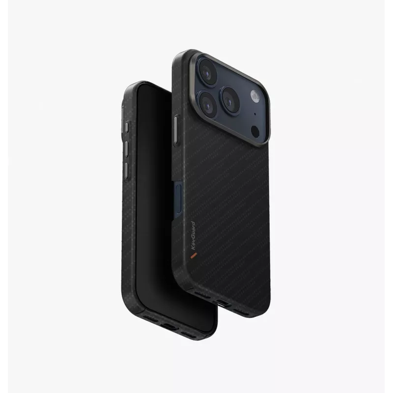 UNIQ Keva Edge MagClick -latauskuori iPhone 17 Pro -puhelimeen, sininen