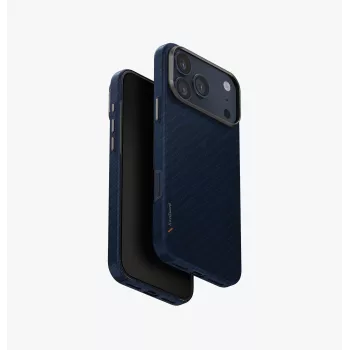 UNIQ Keva EDGE -kotelo iPhone 17 Pro Maxille, MagClick-lataus, musta