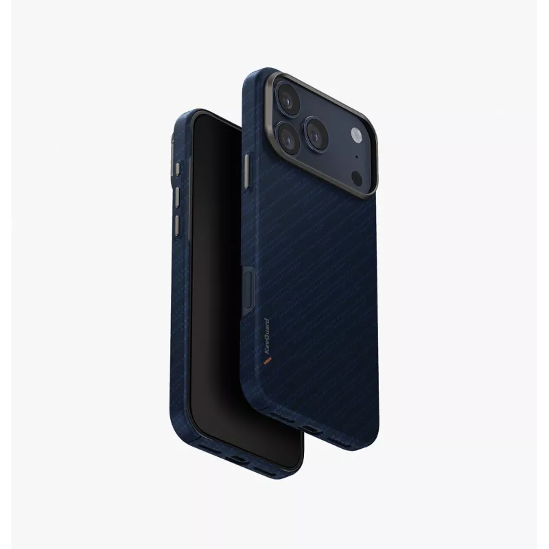 UNIQ Keva EDGE -kotelo iPhone 17 Pro Maxille, MagClick-lataus, musta