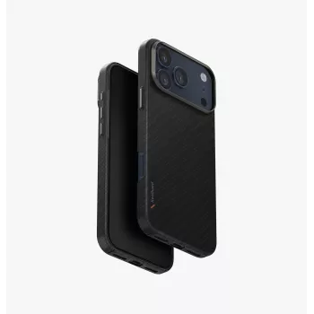UNIQ Keva Edge -kotelo iPhone 17 Pro Max -puhelimelle, MagClick-lataus, sininen