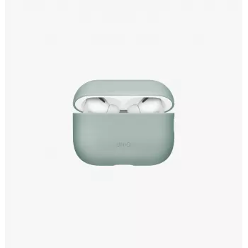 UNIQ Lino -kotelo AirPods Pro 3. sukupolvelle, silikoni, vihreä