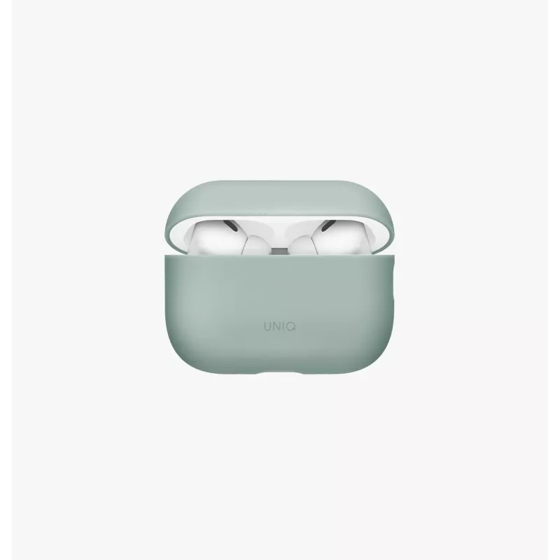 UNIQ Lino -kotelo AirPods Pro 3. sukupolvelle, silikoni, vihreä