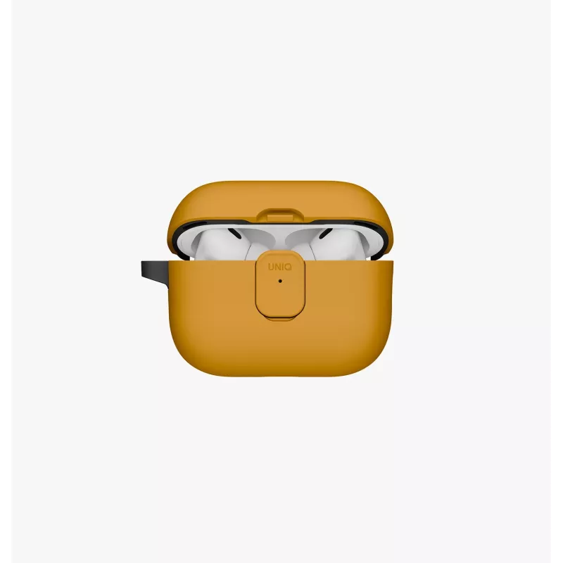 UNIQ Clyde -kotelo AirPods Pro 3. sukupolvelle, musta/harmaa