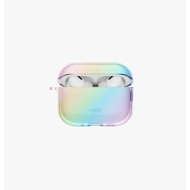 UNIQ Iridescia Hang -kotelo AirPods Pro 3 -kuulokkeille, Holo Quartz