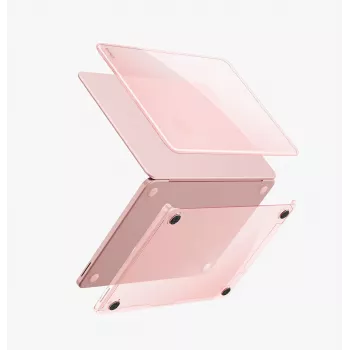 UNIQ Vero -kovakuorinen suojakotelo MacBook Air 13,6 tuuman (M2/M3) - neo pink