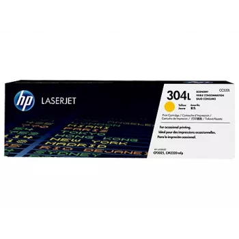 HP 304L Economy Yellow alkuperäinen LaserJet-värikasetti (CC532L)