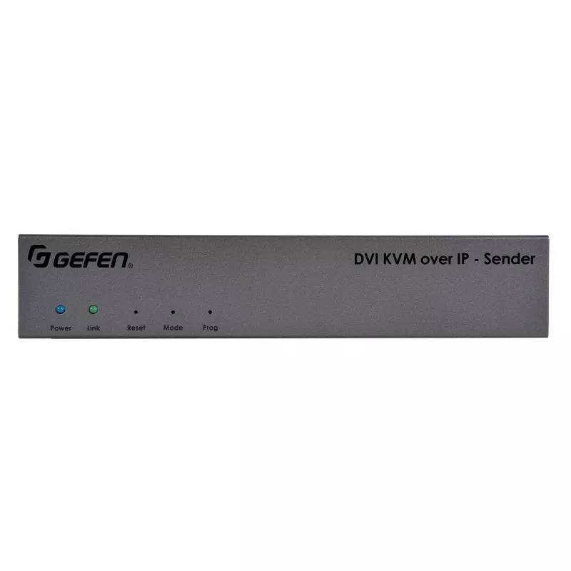 Gefen DVI KVM Over IP -lähetinpaketti - video-, ääni-, infrapuna-, USB- ja sarjaporttijatko
