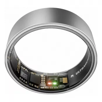 ULTRAHUMAN Ring Air – älyrengas naisille ja miehille – unen ja kunnon seuranta – syke – älyrengas Raw Titanium koko 10