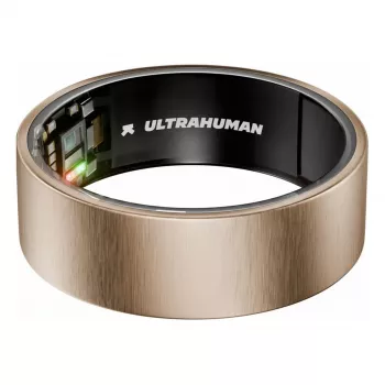 ULTRAHUMAN Ring Air - älyrengas naisille ja miehille - unen ja kunnon seuranta - syke - älyrengas ruusukulta koko 10