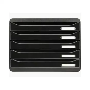 Exacompta BIG-BOX PLUS HORIZON laatikosto DIN A4 vaaka 355 x 270 x 271 mm musta (308714D)