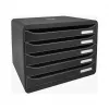 Exacompta BIG-BOX PLUS HORIZON laatikosto DIN A4 vaaka 355 x 270 x 271 mm musta (308714D)