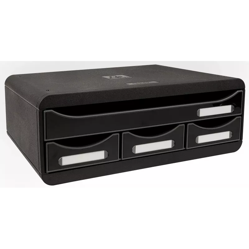 Exacompta TOOLBOX MINI laatikosto 4 laatikkoa A4 355 x 270 x 134 mm musta (319714D)