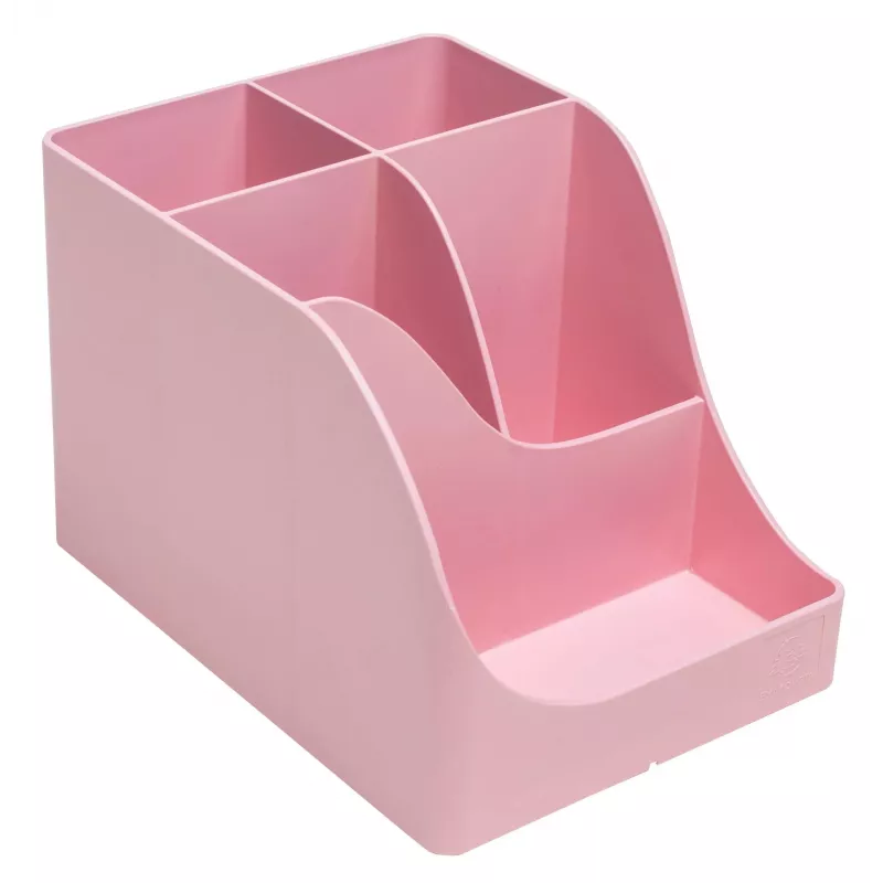 Exacompta kynäteline Pen Wave AutentiK 5 lokeroa bonbon pinkki