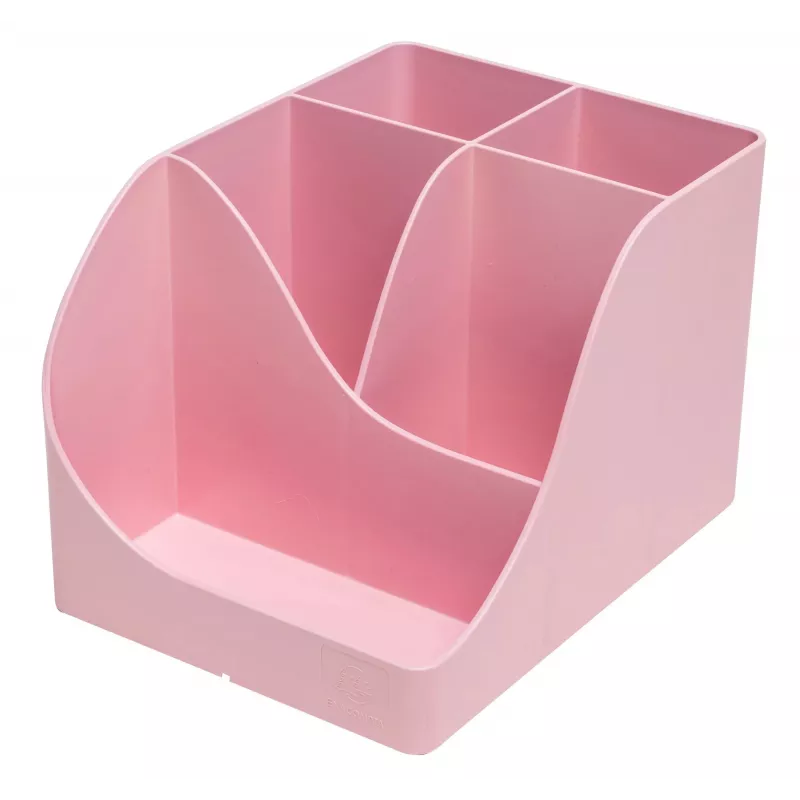 Exacompta kynäteline Pen Wave AutentiK 5 lokeroa bonbon pinkki