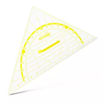 ARISTO Geometrie-Dreieck 2 -kolmio 80 cm läpinäkyvä pleksilasi