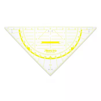 ARISTO Geometrie-Dreieck 2 -kolmio 80 cm läpinäkyvä pleksilasi