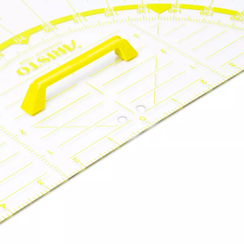 ARISTO Geometrie-Dreieck 2 -kolmio 80 cm läpinäkyvä pleksilasi