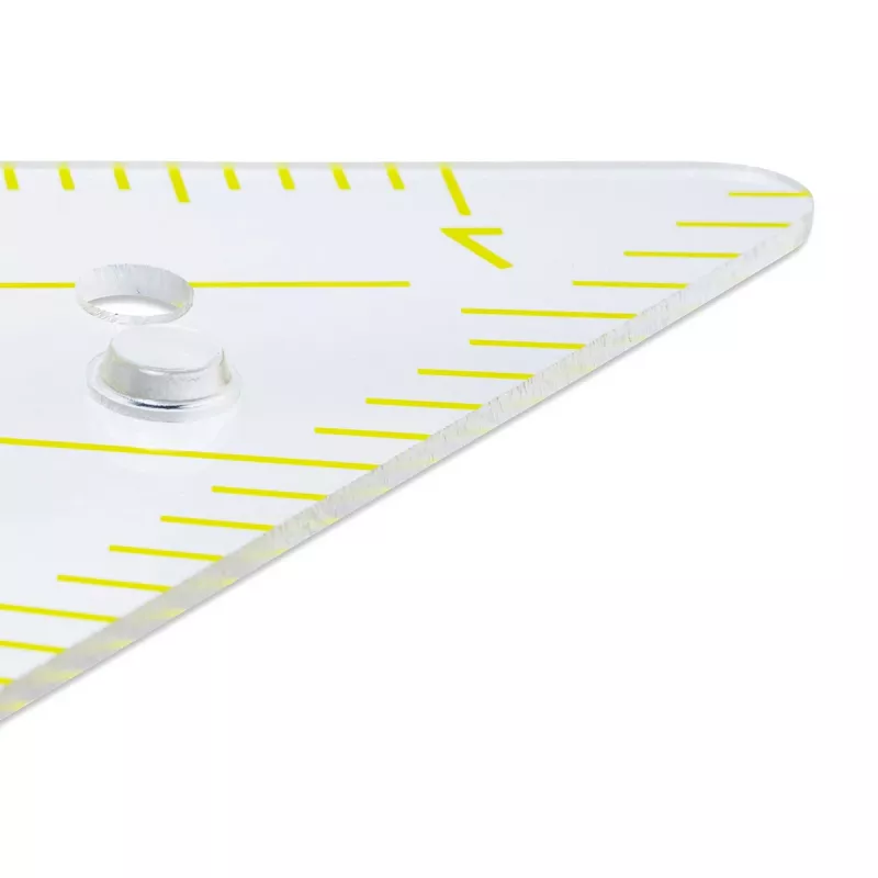 ARISTO Geometrie-Dreieck 2 -kolmio 80 cm läpinäkyvä pleksilasi