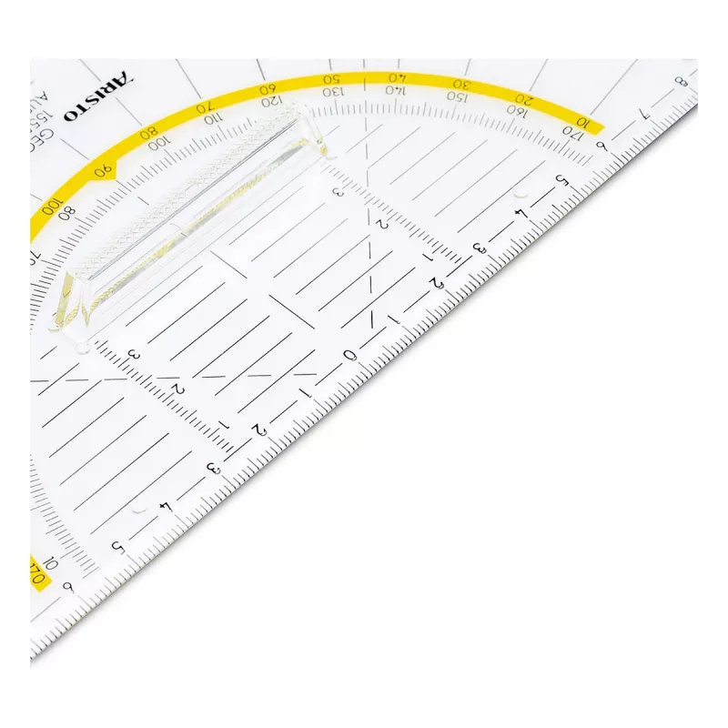 Aristo AR 1555/2 Geometrie-Dreieck 225 mm hypotenuusa kahvalla