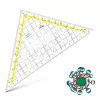 ARISTO geometriakolmio 22,5 cm piirustuskolmio