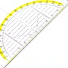 ARISTO geometriakolmio 26,0 cm läpinäkyvä