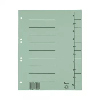 Bene 100 välilehteä, A4, 250 g/m2, vihreä (97300GN)