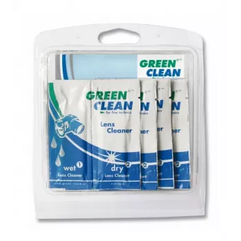 GREEN CLEAN Wet & Dry puhdistuspyyhkeet - 10 pakkausta (20 pyyhettä) näytöille, LCD, LED, plasma, TFT, kannettaville, tableteille, älypuhelimille, näytöille - alkoholiton, juovaton, antistaattinen