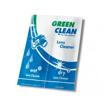 GREEN CLEAN Wet & Dry puhdistuspyyhkeet - 10 pakkausta (20 pyyhettä) näytöille, LCD, LED, plasma, TFT, kannettaville, tableteille, älypuhelimille, näytöille - alkoholiton, juovaton, antistaattinen