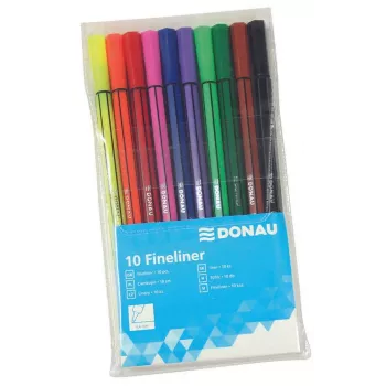 Donau Elektronik 10 DONAU huopakynä sekavärit 0,4 mm
