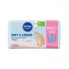 NIVEA Baby Soft & Cream kosteuspyyhkeet 4x57