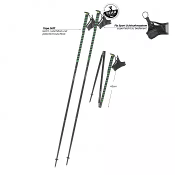 Komperdell FXP Composite Trail 115 cm Juoksusauvat