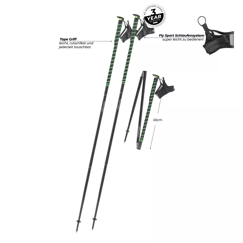 Komperdell FXP Composite Trail 115 cm Juoksusauvat