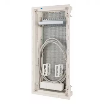 Eaton KLV-48HWM-W-F-VM 4-rivinen onteloseinämediakeskus, valkoinen (RAL 9016), 194711-MW
